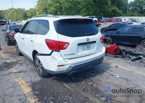 2018 Nissan Pathfinder S z USA, uszkodzony, nr VIN 5N1DR2MN2JC631773